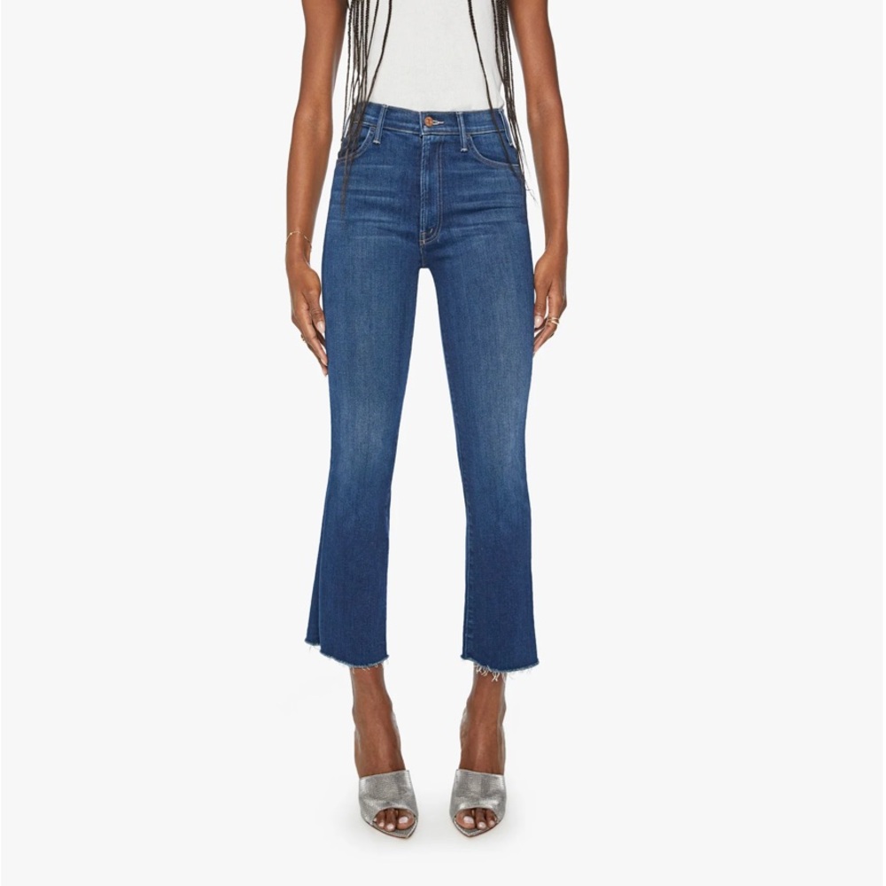 Mother The Hustler Ankle Fray Jeans in Home Movies 28